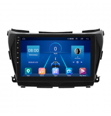 Штатная магнитола Lesko для Nissan Murano III (Z52) 2014-н.в. экран 10" 2/32Gb 4G Wi-Fi GPS Top