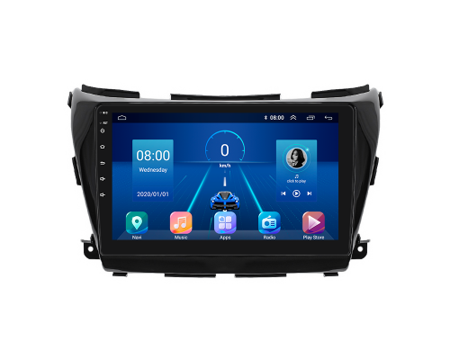 Штатная магнитола Lesko для Nissan Murano III (Z52) 2014-н.в. экран 10" 2/32Gb 4G Wi-Fi GPS Top