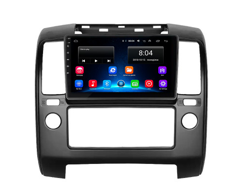 Штатная магнитола Lesko для Nissan Navara (Frontier) III (D40) 2004-2010 экран 9" 2/32Gb Wi-Fi GPS Base