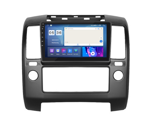 Штатная магнитола Lesko для Nissan Navara (Frontier) III (D40) 2004-2010 экран 9" 2/32Gb CarPlay 4G Wi-Fi GPS Prime