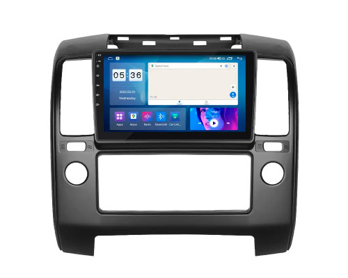 Штатная магнитола Lesko для Nissan Navara (Frontier) III (D40) 2004-2010 экран 9" 4/64Gb CarPlay 4G Wi-Fi GPS Prime