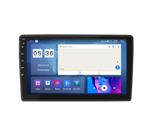 Штатная магнитола Lesko для Nissan Navara (Frontier) III (D40) ver 2 2005-2010 экран 9" 4/64Gb CarPlay 4G Wi-Fi GPS Prime