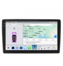 Штатная магнитола Lesko для Nissan Navara (Frontier) III (D40) ver 2 2005-2010 экран 9" 4/64 QLED CarPlay 4G Wi-Fi GPS 360 Prime