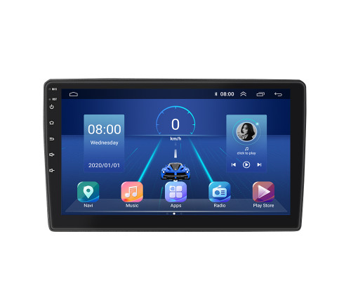 Штатная магнитола Lesko для Nissan Navara (Frontier) III (D40) ver 2 2005-2010 экран 9" 6/128Gb 4G Wi-Fi GPS Top