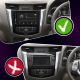 Штатная магнитола Lesko для Nissan Navara (Frontier) IV (D23) 2014-2016 экран 10" 2/32Gb 4G Wi-Fi GPS Top