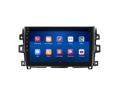 Штатная магнитола Lesko для Nissan Navara (Frontier) IV (D23) 2014-2016 экран 10" 4/64Gb 4G Wi-Fi GPS Top