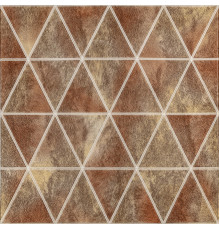 Панель стеновая 3D 700х700х4мм Ромбы коричневые винтаж SW-00002007