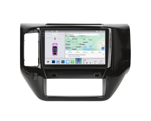 Штатная магнитола Lesko для Nissan Patrol V (Y61) Рестайлинг 2004-н.в. экран 9" 4/64 QLED CarPlay 4G Wi-Fi GPS 360 Prime