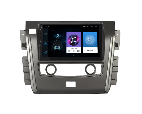 Штатная магнитола Lesko для Nissan Patrol VI (Y62) ver 2 2010-2020 экран 10" 1/16Gb Wi-Fi GPS Base