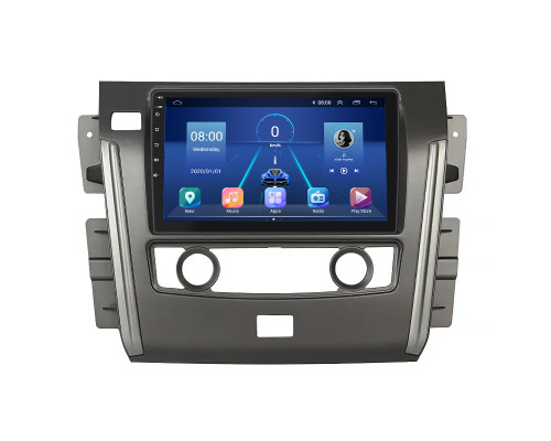 Штатная магнитола Lesko для Nissan Patrol VI (Y62) ver 2 2010-2020 экран 10" 6/128Gb 4G Wi-Fi GPS Top