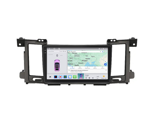 Штатная магнитола Lesko для Nissan Patrol VI (Y62) Рестайлинг 2014-н.в. экран 9" 4/64 QLED CarPlay 4G Wi-Fi GPS 360 Prime