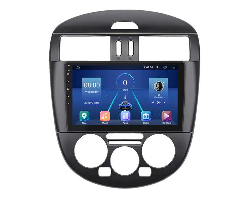 Штатная магнитола Lesko для Nissan Pulsar VI (C13) Manual AC 2014-2018 экран 9" 6/128Gb 4G Wi-Fi GPS Top