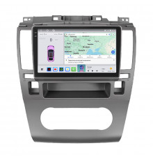 Штатная магнитола Lesko для Nissan Tiida I 2004-2012 экран 9" 4/64 QLED CarPlay 4G Wi-Fi GPS 360 Prime