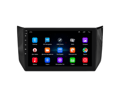 Штатная магнитола Lesko для Nissan Tiida II 2015-2018 экран 10" 1/16Gb Wi-Fi GPS Base