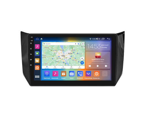 Штатная магнитола Lesko для Nissan Tiida II 2015-2018 экран 10" 4/64Gb CarPlay 4G Wi-Fi GPS Prime