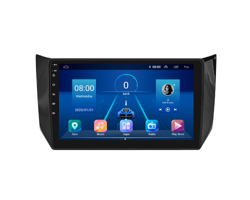 Штатная магнитола Lesko для Nissan Tiida II 2015-2018 экран 10" 6/128Gb 4G Wi-Fi GPS Top