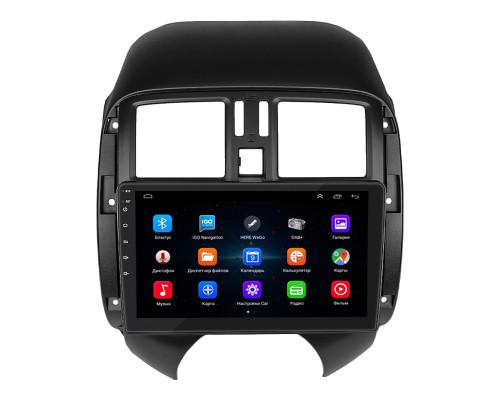 Штатная магнитола Lesko для Nissan Versa II 2012-2014 экран 9" 2/32Gb Wi-Fi GPS Base