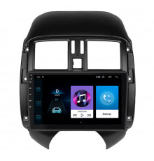 Штатная магнитола Lesko для Nissan Versa II Рестайлинг 2014-2019 экран 9" 1/16Gb Wi-Fi GPS Base