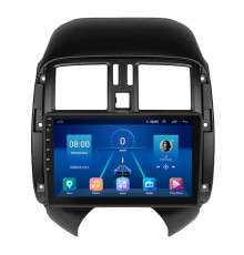 Штатная магнитола Lesko для Nissan Versa II Рестайлинг 2014-2019 экран 9" 6/128Gb 4G Wi-Fi GPS Top