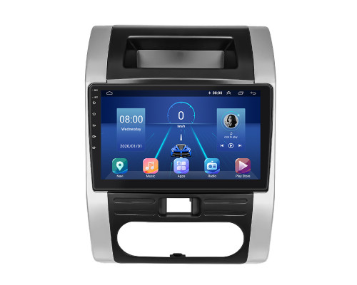 Штатная магнитола Lesko для Nissan X-Trail II 2007-2011 экран 10" 2/32Gb 4G Wi-Fi GPS Top