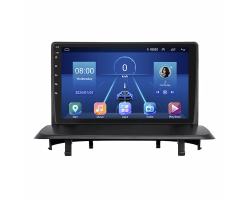 Штатная магнитола Lesko для Peugeot 3008 I ver. 2 2009-2016 экран 9" 4/64Gb 4G Wi-Fi GPS Top