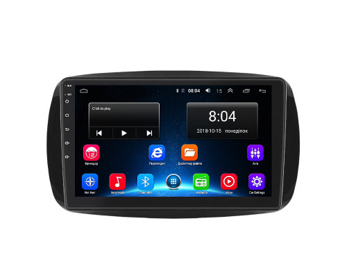 Штатная магнитола Lesko для Smart Fortwo III 2014-н.в. экран 9" 2/32Gb Wi-Fi GPS Base