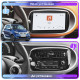 Штатная магнитола Lesko для Smart Fortwo III 2014-н.в. экран 9" 4/64 QLED CarPlay 4G Wi-Fi GPS 360 Prime