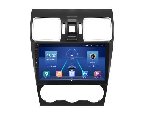 Штатная магнитола Lesko для Subaru Forester IV 2012-2015 экран 9" 2/32Gb 4G Wi-Fi GPS Top