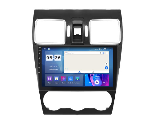 Штатная магнитола Lesko для Subaru Forester IV 2012-2015 экран 9" 2/32Gb CarPlay 4G Wi-Fi GPS Prime