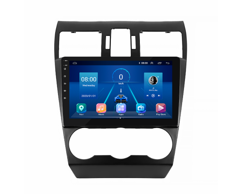 Штатная магнитола Lesko для Subaru Forester IV Рестайлинг 2015-2016 экран 9" 2/32Gb 4G Wi-Fi GPS Top