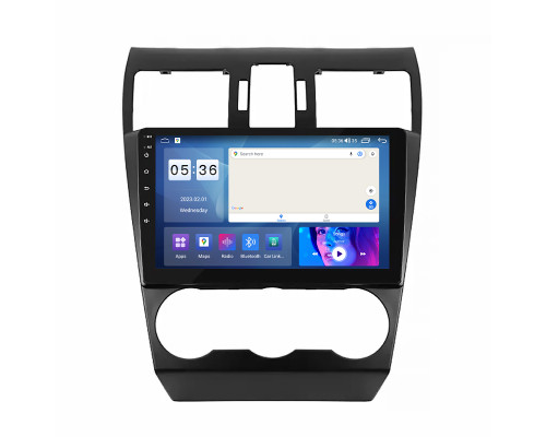 Штатная магнитола Lesko для Subaru Forester IV Рестайлинг 2015-2016 экран 9" 4/64Gb CarPlay 4G Wi-Fi GPS Prime