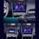 Штатная магнитола Lesko для Subaru Forester IV Рестайлинг 2015-2016 экран 9" 4/64Gb CarPlay 4G Wi-Fi GPS Prime