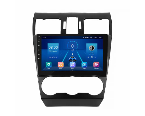 Штатная магнитола Lesko для Subaru Forester IV Рестайлинг 2015-2016 экран 9" 6/128Gb 4G Wi-Fi GPS Top