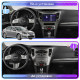Штатная магнитола Lesko для Subaru Legacy V 2009-2012 экран 9" 1/16Gb Wi-Fi GPS Base