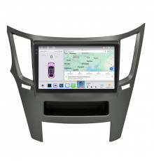 Штатная магнитола Lesko для Subaru Outback IV Рестайлинг 2012-2014 экран 9" 4/64 QLED CarPlay 4G Wi-Fi GPS 360 Prime