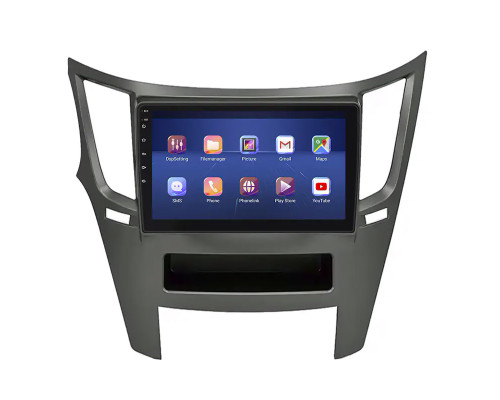 Штатная магнитола Lesko для Subaru Outback IV Рестайлинг 2012-2014 экран 9" 6/128Gb 4G Wi-Fi GPS Top