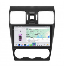 Штатная магнитола Lesko для Subaru XV I 2011-2016 экран 9" 4/64 QLED CarPlay 4G Wi-Fi GPS 360 Prime