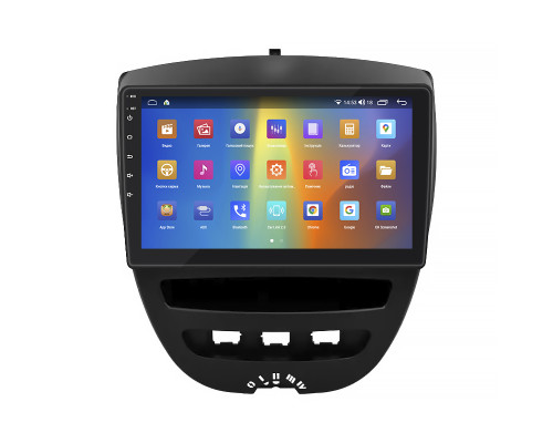 Штатная магнитола Lesko для Toyota Aygo I 2005-2009 экран 10" 2/32Gb CarPlay 4G Wi-Fi GPS Prime