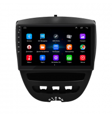 Штатная магнитола Lesko для Toyota Aygo I Рестайлинг 2 2012-2014 экран 10" 1/16Gb Wi-Fi GPS Base