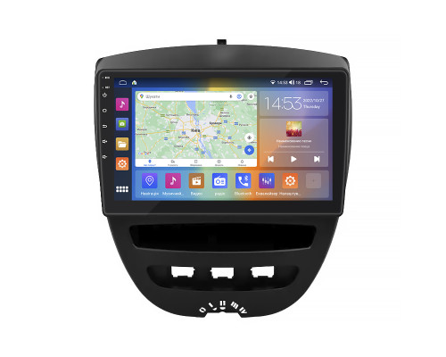 Штатная магнитола Lesko для Toyota Aygo I Рестайлинг 2 2012-2014 экран 10" 4/64Gb CarPlay 4G Wi-Fi GPS Prime