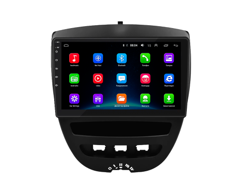 Штатная магнитола Lesko для Toyota Aygo I Рестайлинг 2009-2012 экран 10" 2/32Gb Wi-Fi GPS Base