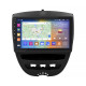 Штатная магнитола Lesko для Toyota Aygo I Рестайлинг 2009-2012 экран 10" 4/64Gb CarPlay 4G Wi-Fi GPS Prime