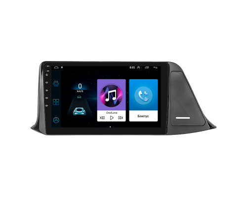 Штатная магнитола Lesko для Toyota C-HR I Рестайлинг 2019-н.в. экран 9" 1/16Gb Wi-Fi GPS Base