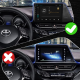 Штатная магнитола Lesko для Toyota C-HR I Рестайлинг 2019-н.в. экран 9" 1/16Gb Wi-Fi GPS Base