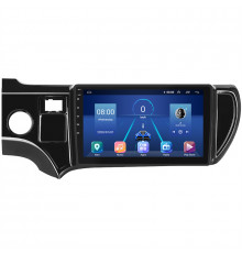 Штатная магнитола Lesko для Toyota Prius c I 2011-2015 экран 9" 4/32Gb 4G Wi-Fi GPS Top