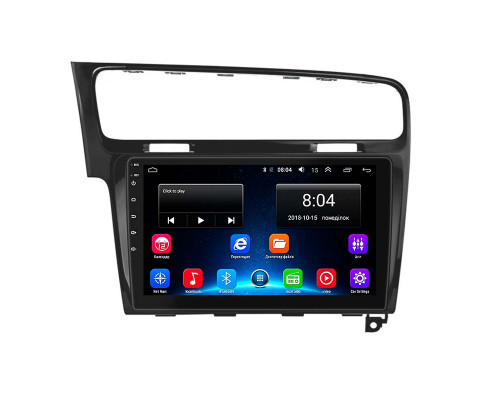 Штатная магнитола Lesko для Volkswagen Golf VII Рестайлинг 2017-н.в. экран 10" 2/32Gb Wi-Fi GPS Base