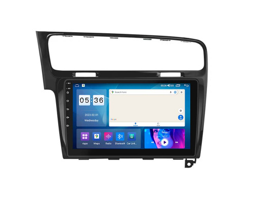 Штатная магнитола Lesko для Volkswagen Golf VII Рестайлинг 2017-н.в. экран 10" 2/32Gb CarPlay 4G Wi-Fi GPS Prime