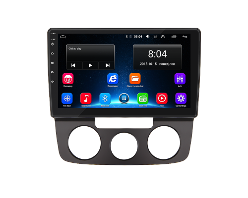 Штатная магнитола Lesko для Volkswagen Jetta V 2005-2011 экран 10" 2/32Gb Wi-Fi GPS Base