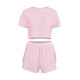 Женский комплект для дома и сна SM24107A футболка и шорты женская пижама Pink S