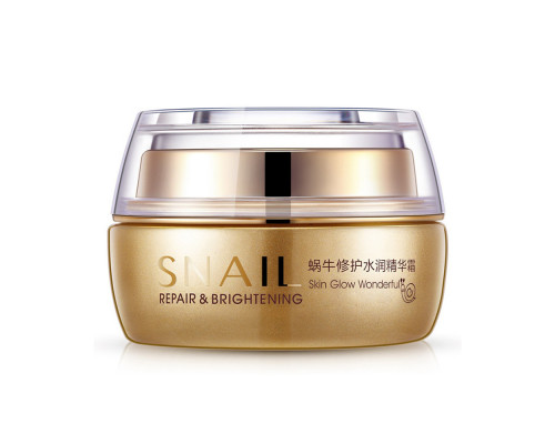 Крем для лица с муцином улитки BIOAQUA Snail Repair&Brithening 50 г.